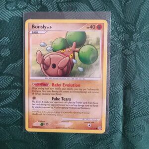 FREE MYSTERY SLEEVE - Pokemon Diamond and Pearl Bonsley #71 in great condition